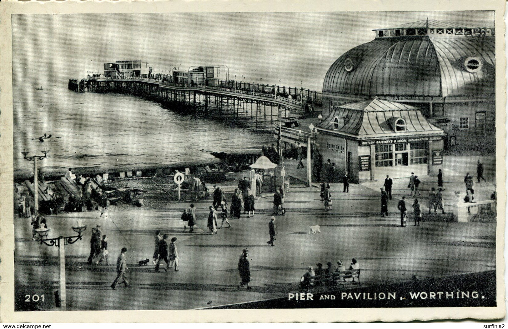 SUSSEX - WORTHING - PIER AND PAVILION Sus1301 - Worthing