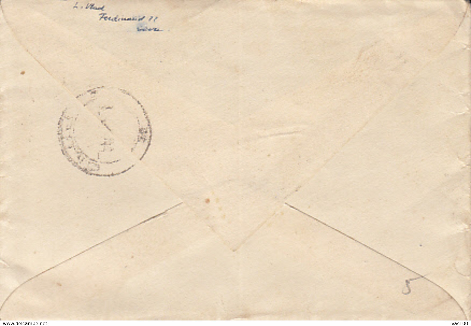 IOVR OVERPRINT REVENUE STAMP, KING MICHAEL, CONSTANTA HARBOUR, SHIP, STAMPS ON REGISTERED COVER, 1948, ROMANIA - Revenue Stamps