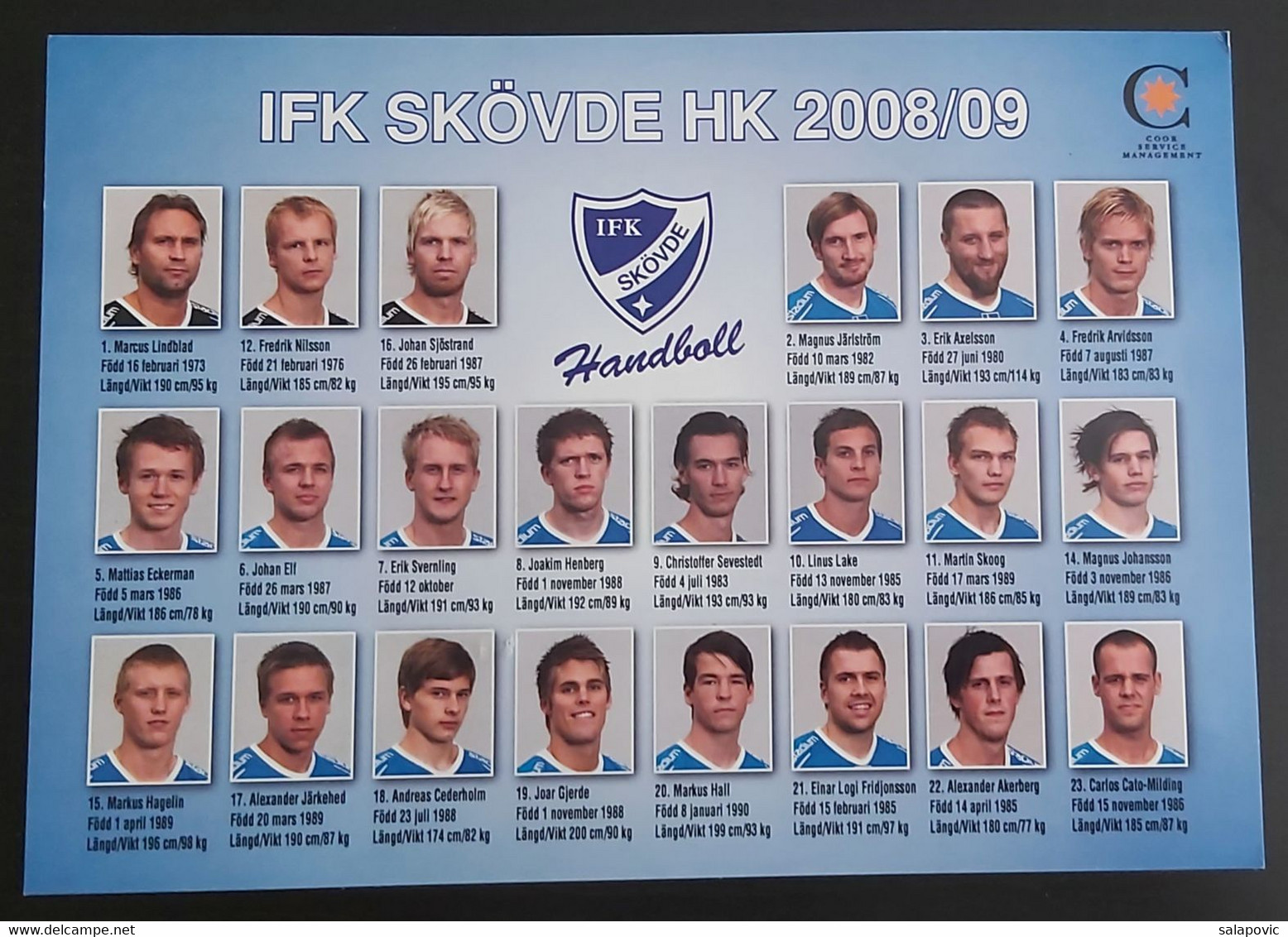 IFK Skövde Sweden Handball Club   SL - 1 - Pallamano