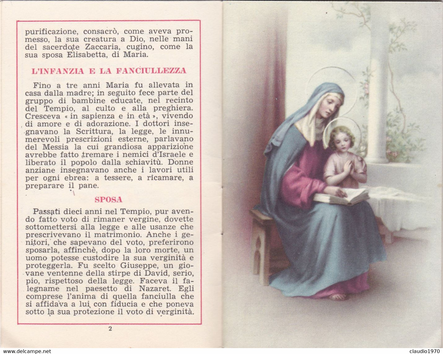 LIBRETTO - LA MADONNA  - LA VOCE DI S. RITA - N.8 - 20 APERILE 1956 - IL PIU GRANDE SANTUARIO IN ONORE DI S. RITA ALLA B - Religion