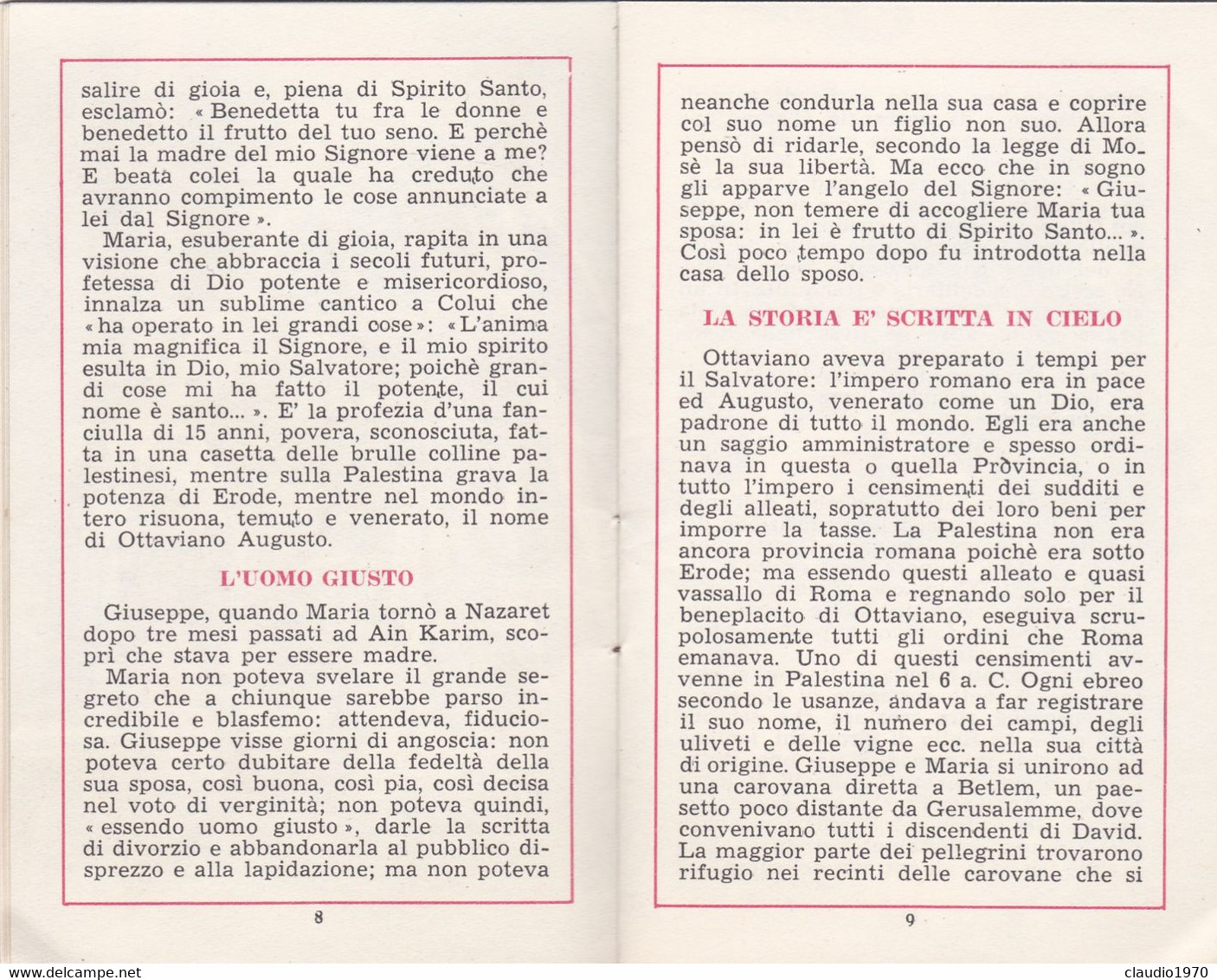 LIBRETTO - LA MADONNA  - LA VOCE DI S. RITA - N.8 - 20 APERILE 1956 - IL PIU GRANDE SANTUARIO IN ONORE DI S. RITA ALLA B