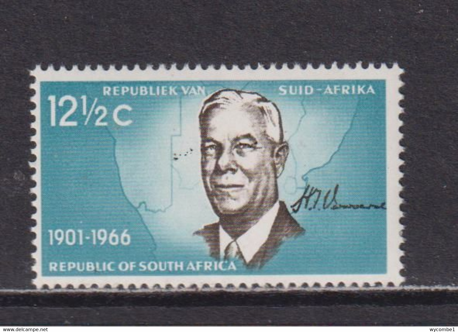 SOUTH AFRICA - 1966 Verwoerd 121/2c Never Hinged Mint - Ungebraucht