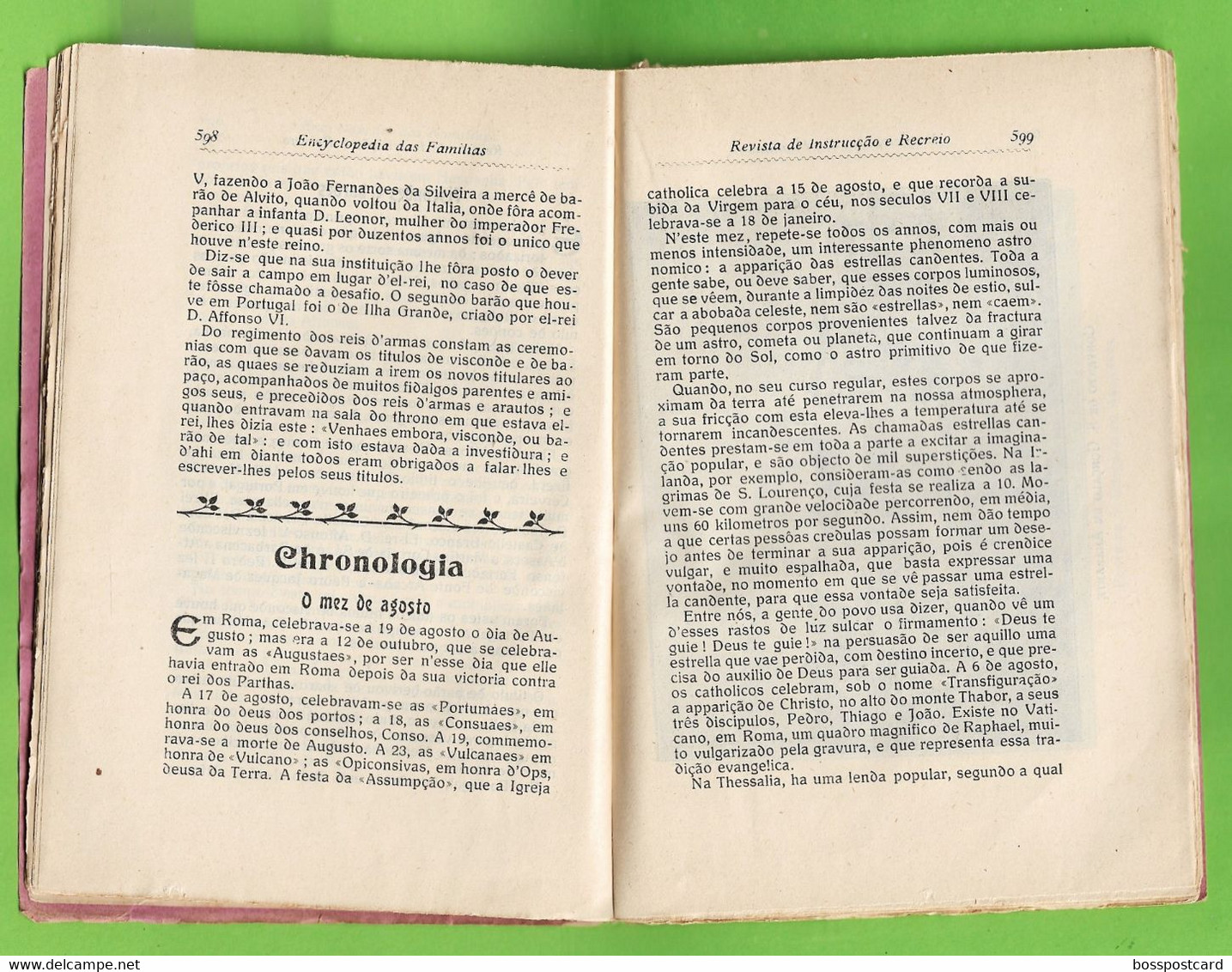 Amarante - Monção - Revista Ilustrada de Instrução e Recreio Nº 272 de 1909 - Portugal