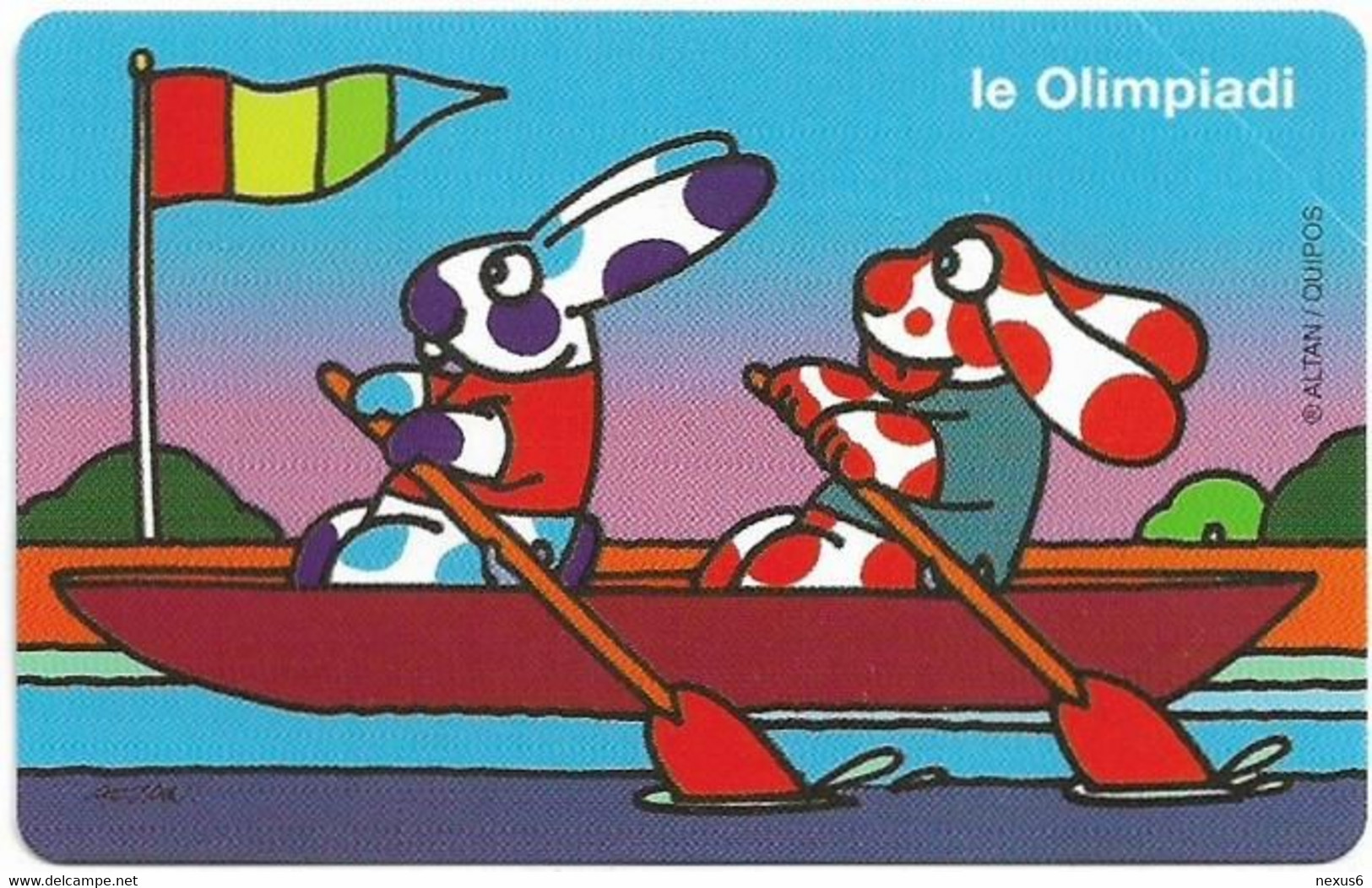 San Marino (URMET) - RSM-055 - Olympic Games - Rowing - 09.2000, 5.000L, 13.000ex, Mint - San Marino