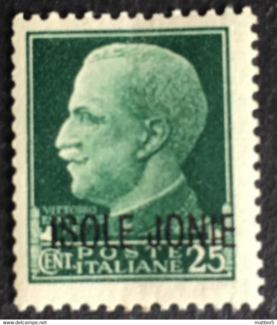 1941 - Italia - Occupazione Isole Ionie - Cent 25 - Nuovo - Ionische Inseln