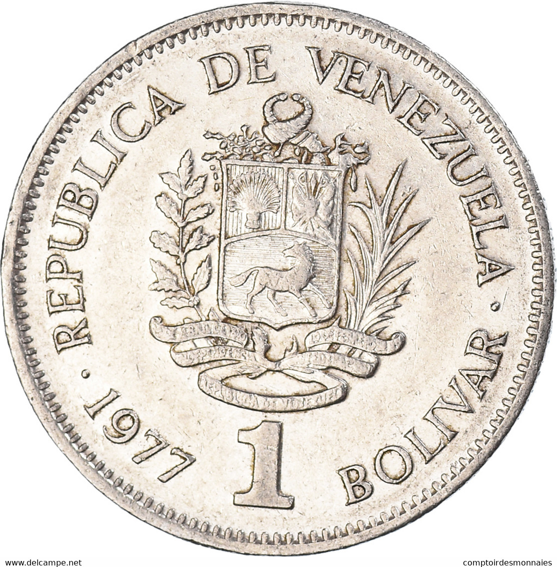 Monnaie, Venezuela, Bolivar, 1977 - Venezuela