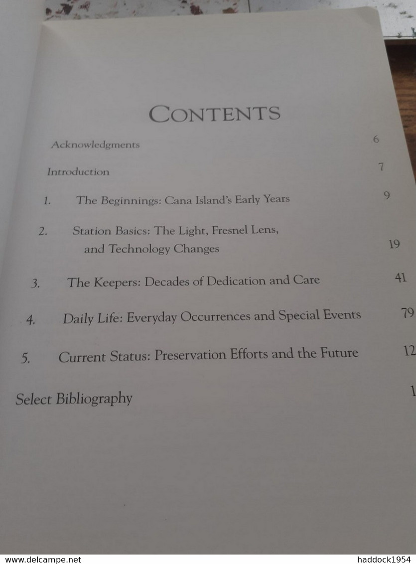 CANA Island Lighthouse BARB And KEN WARDINS Arcadia Publishing  2006 - Etats-Unis