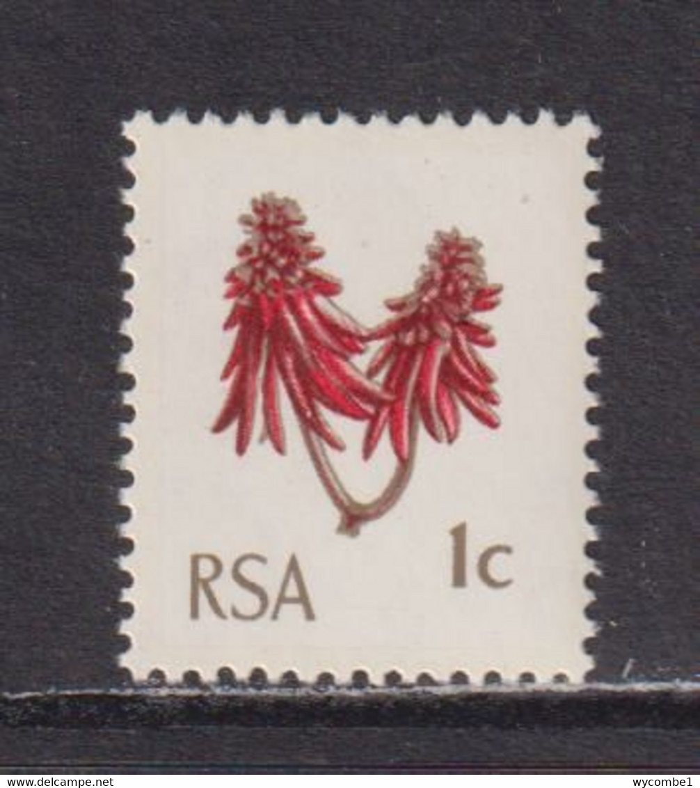 SOUTH AFRICA - 1969 Kafferboom Flower 1c Never Hinged Mint - Unused Stamps