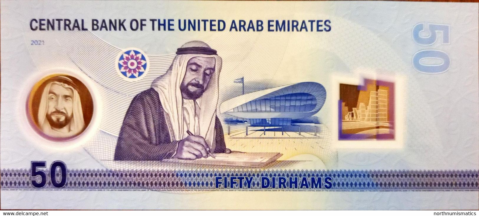 United Arab Emirates 50 Dirhams 2021 Replacement Unc - Verenigde Arabische Emiraten