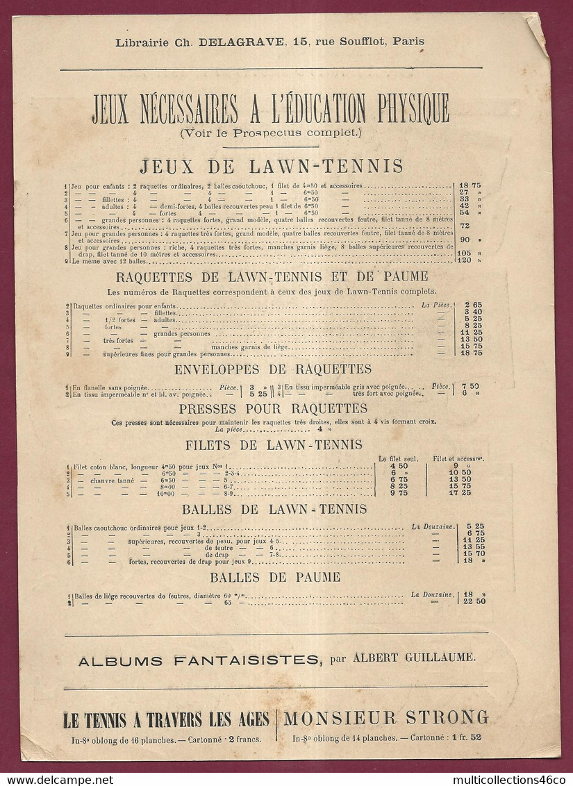 220622 - JEU DECOUPAGE Page Supplément Au St Nicolas Du 11 Aout 1891 Ombres à Découper Attelage Musicien Cheval Tennis - Other & Unclassified