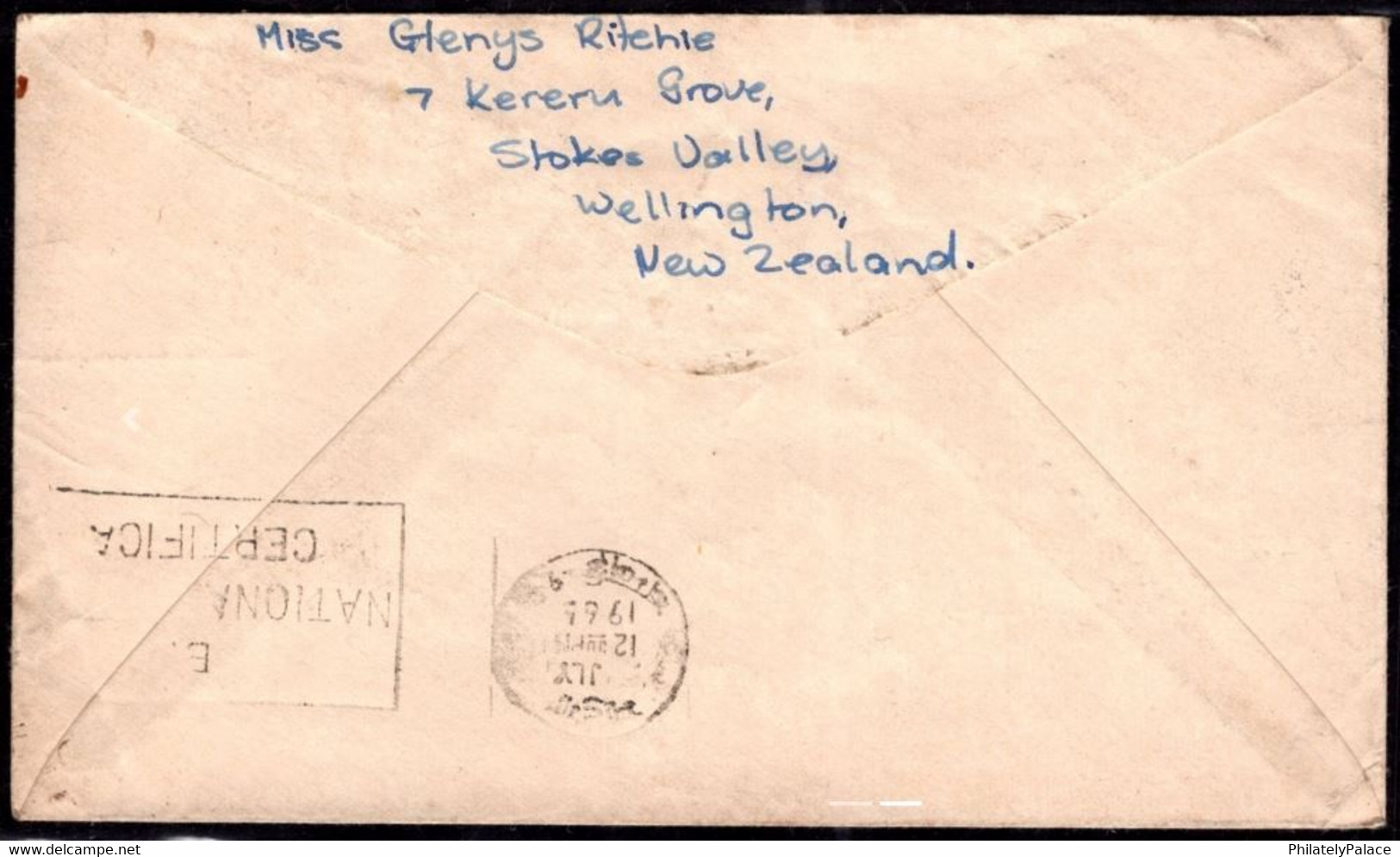 NEW ZEALAND 1965 First Day Cover FDC Sir Winston Churchill Posted To India (**) Inde Indien - Covers & Documents