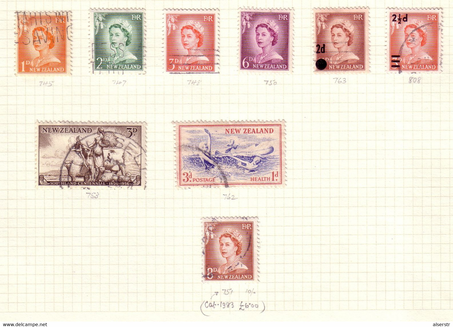 New Zealand collection (16 scans) many high values