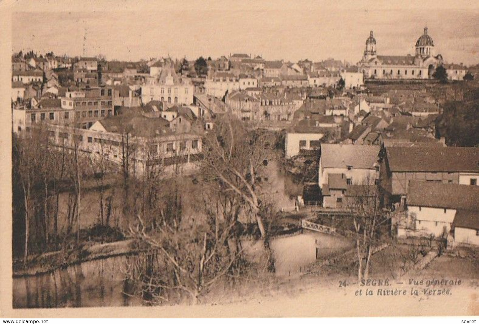 SEGRE - Vue Générale Et La Rivière La Verzée - Segre