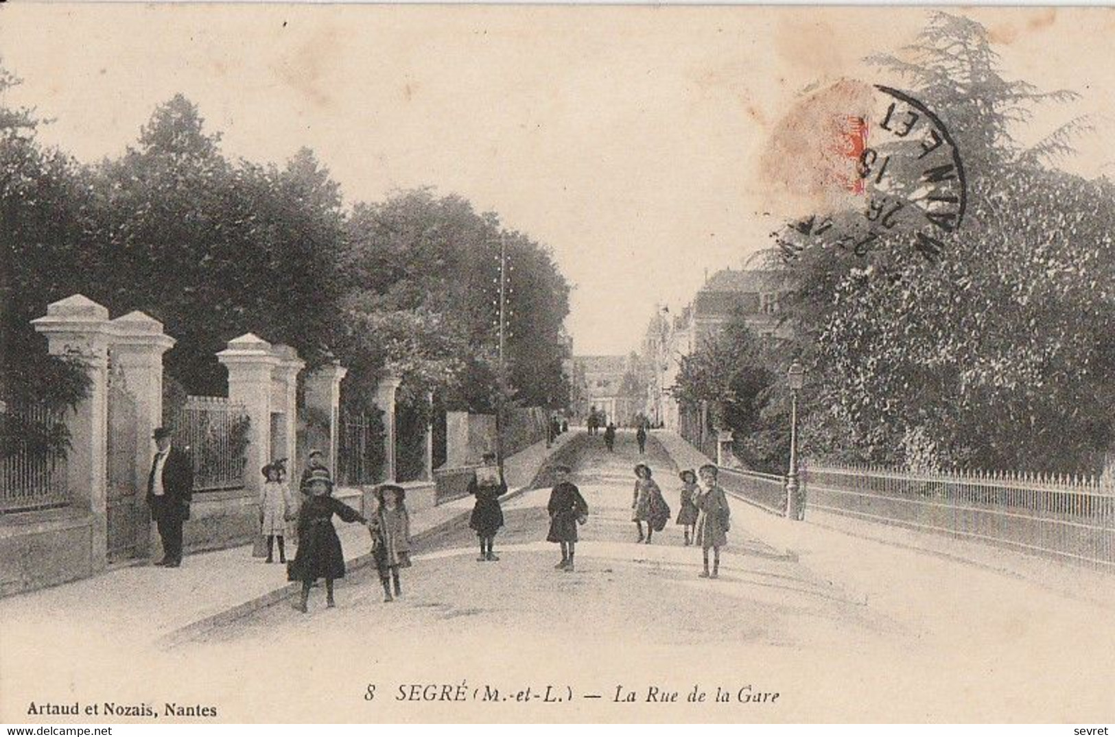 SEGRE - La Rue De La Gare -  Animation - Segre