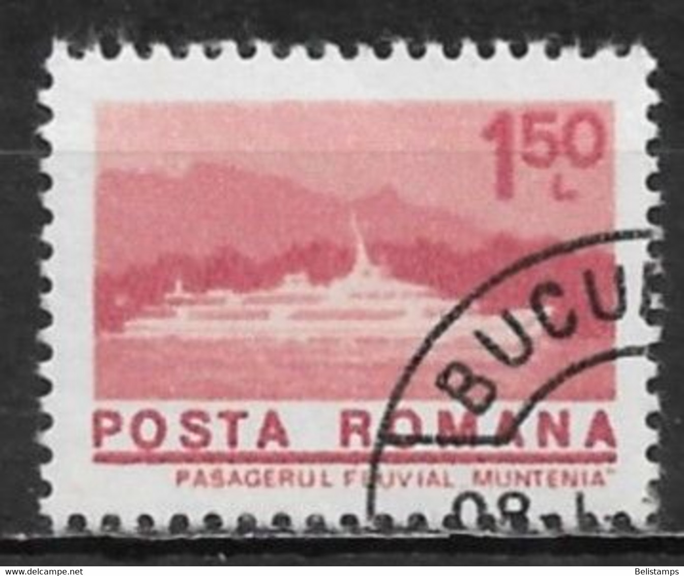 Romania 1974. Scott #2462 (U) Muntenia Passenger Ship - Gebruikt