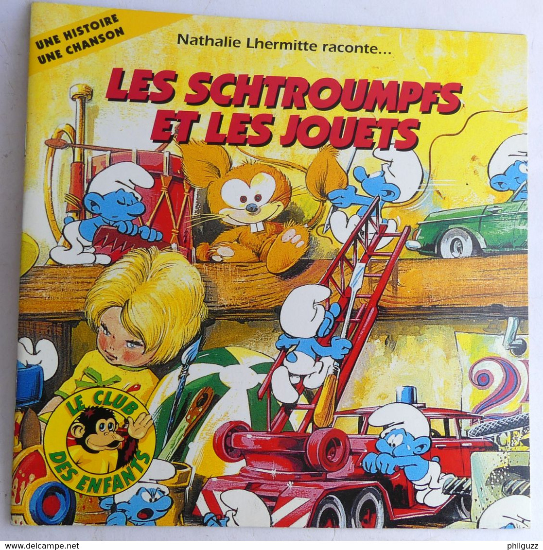 MINI LIVRE LIVRET LES SCHTROUMPFS ET LES JOUETS 1992 - Schtroumpfs, Les