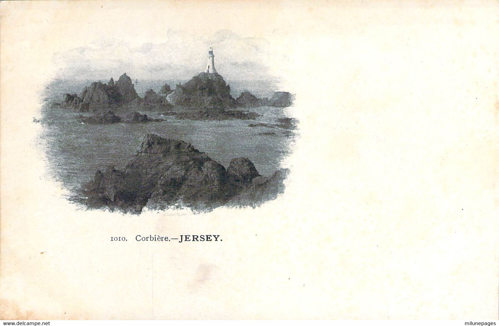 Royaume Uni UK Corbière Le Phare JERSEY Carte Précurseur 1900 - La Corbiere