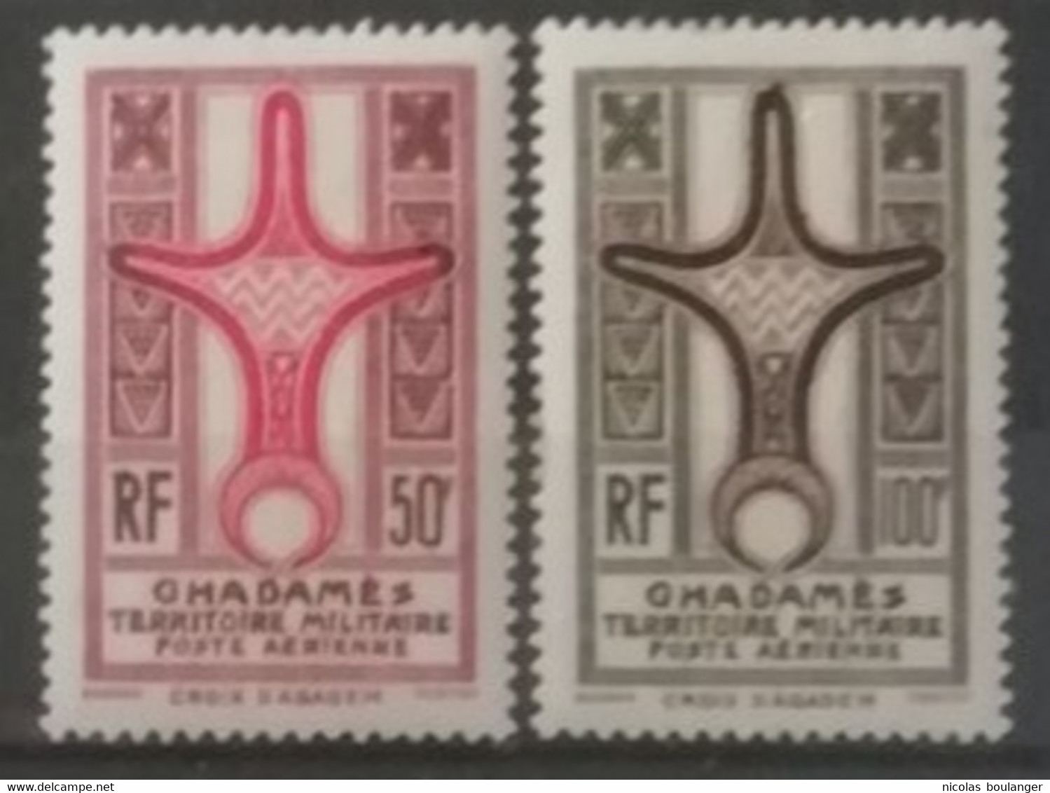 Ghadames 1949 / Yvert Poste Aérienne N°1-2 / * - Unused Stamps