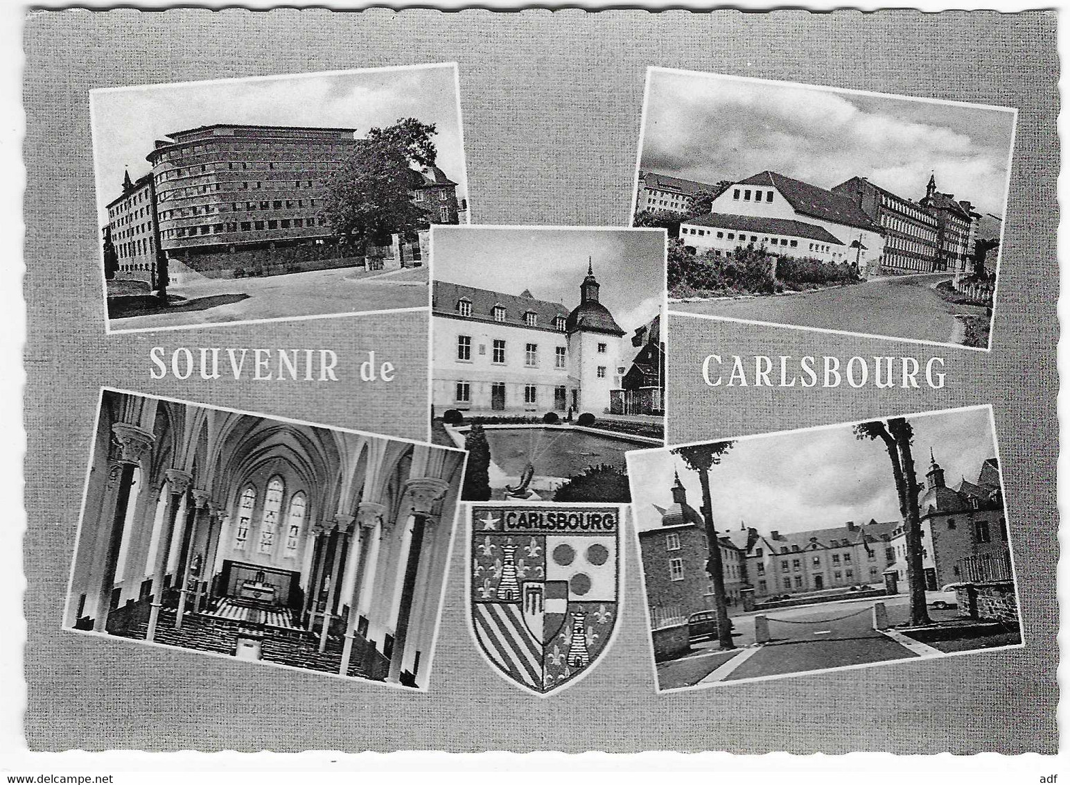 CPSM MULTIVUES SOUVENIR DE CARLSBOURG, PALISEUL, PROVINCE DE LUXEMBOURG, BELGIQUE - Paliseul