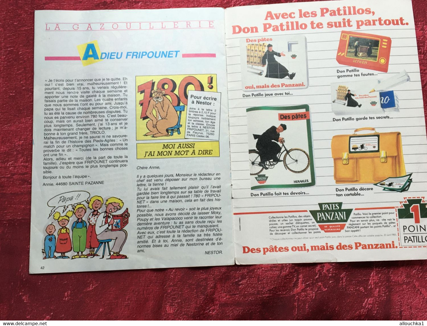 Fripounet N° 38 Sept 1984 Livres, BD, Revues BD (en Français)Magazine Et Périodique  Presse Illustrée, Magazines, Revues - Fripounet