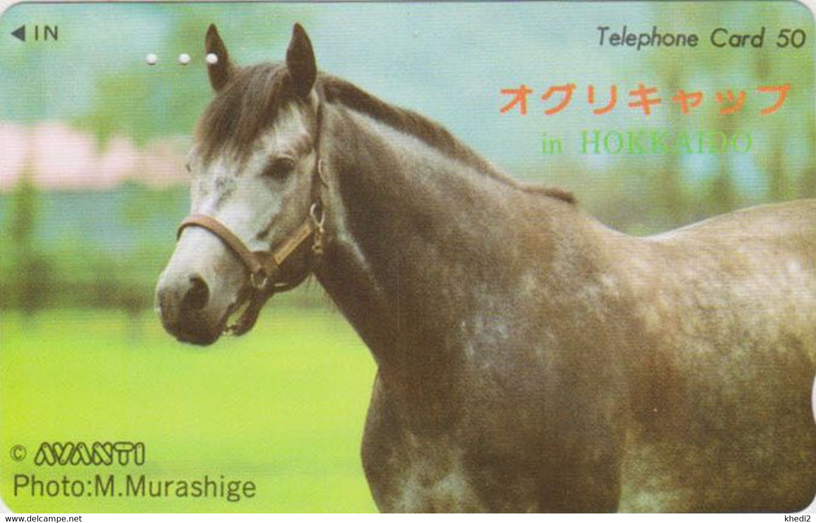 Télécarte JAPON / 110-015 -  ANIMAL - CHEVAL - HORSE JAPAN Phonecard - PFERD - 438 - Pferde