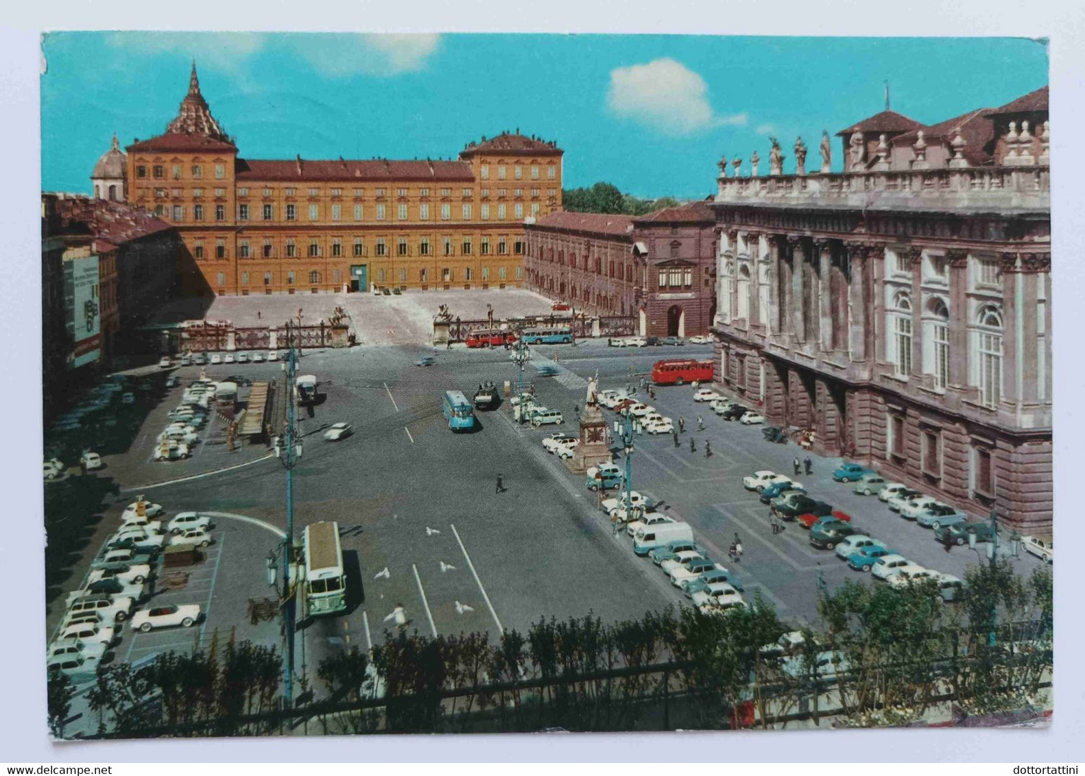 TORINO - Piazza Castello E Palazzo Reale - Auto, Cars, Bus - Nice Stamp - Vg P2 - Palazzo Reale