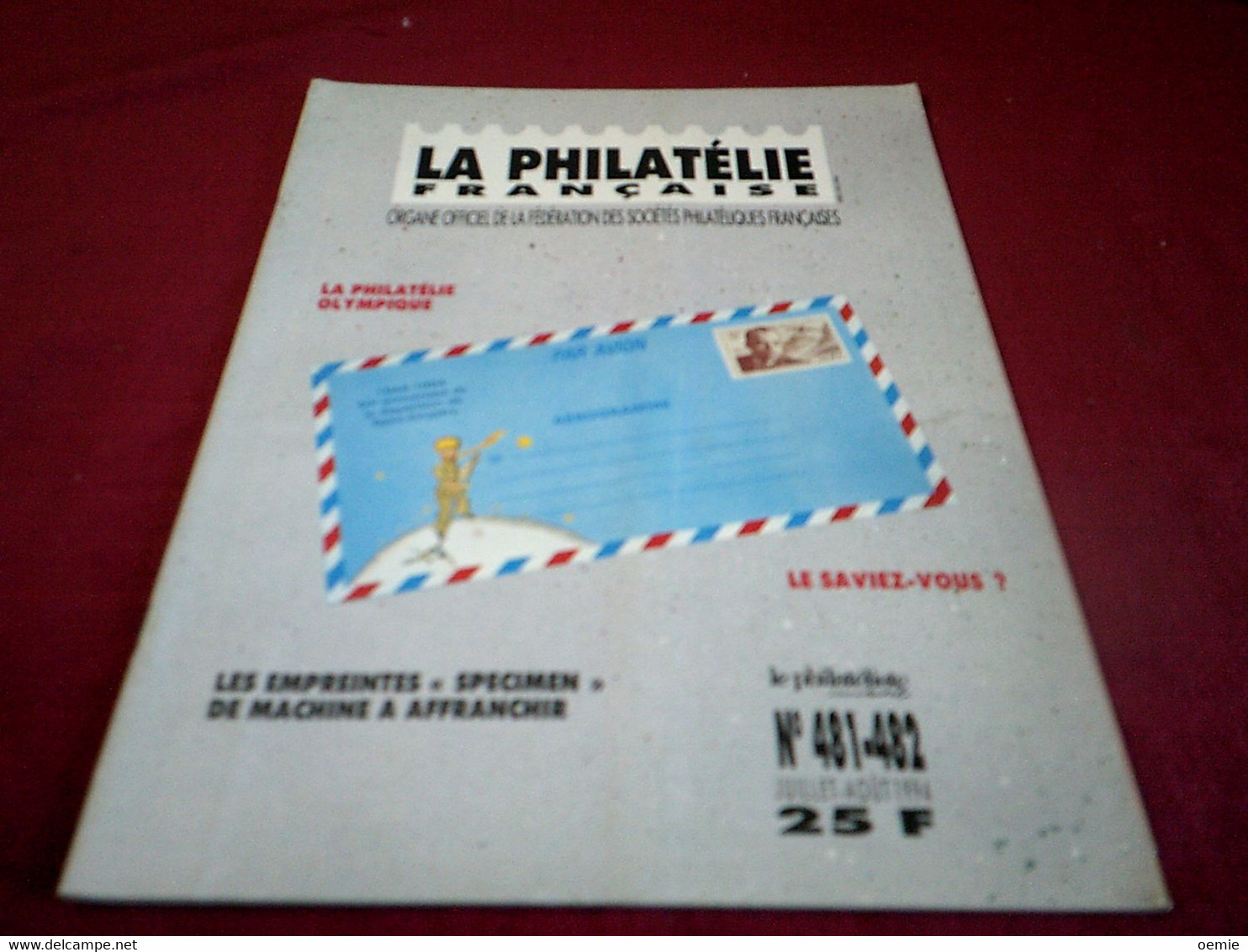 LA PHILATELIE FRANCAISE   N° 481 / 482 - Francese