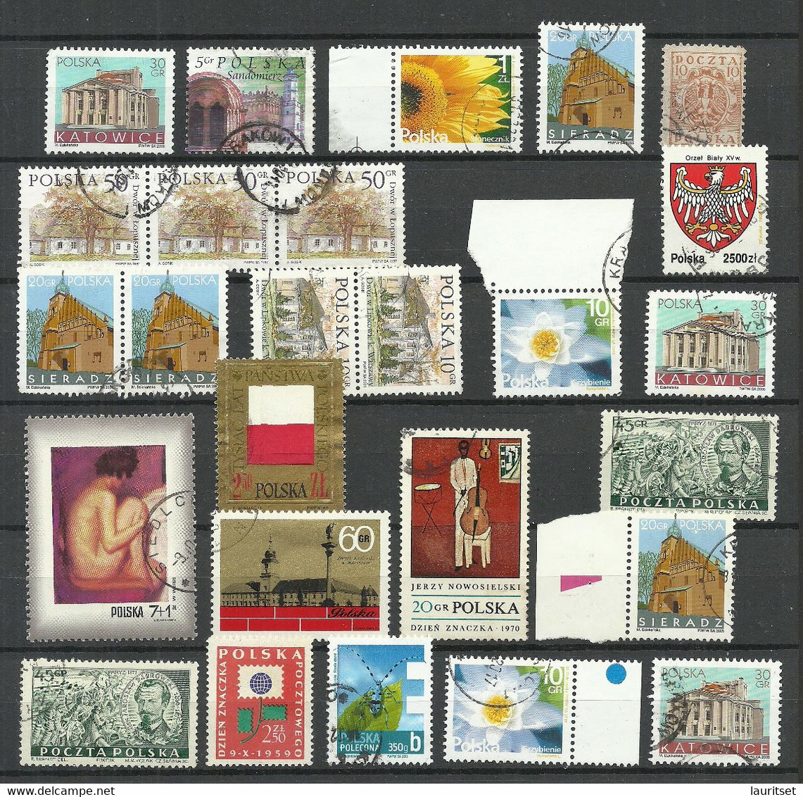 POLEN Poland - Small Lot Of Used Stamps - Verzamelingen