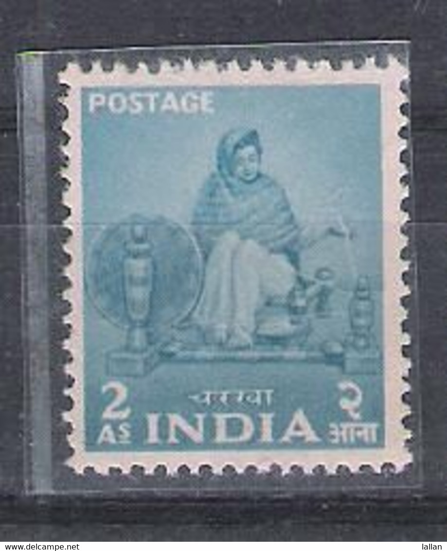 5Yr Plan Series, 1955, 2an, MNH, Woman Spinning - Ungebraucht