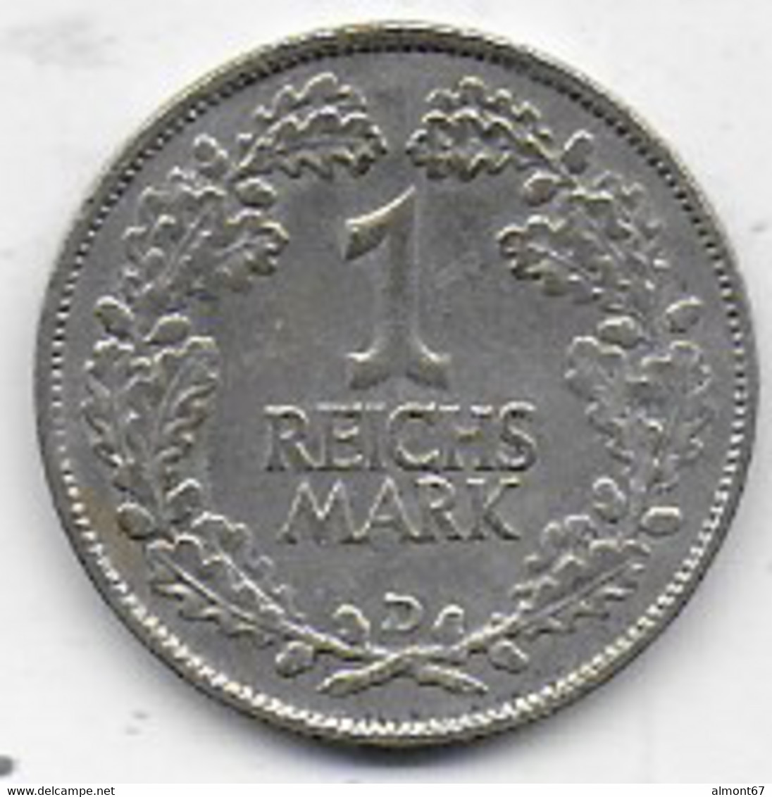 ALLEMAGNE - 1 Mark 1925D - 1 Mark & 1 Reichsmark