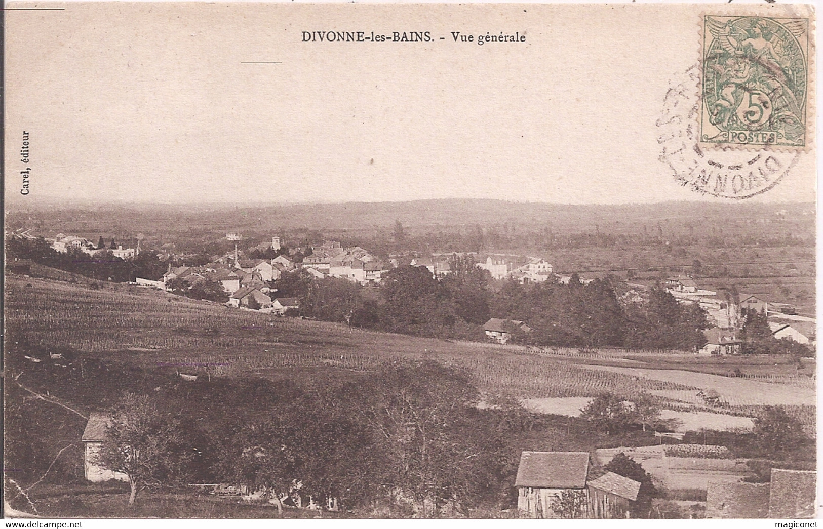 CPA - Divonne-les-Bains - Vue Générale -1905 - Divonne Les Bains