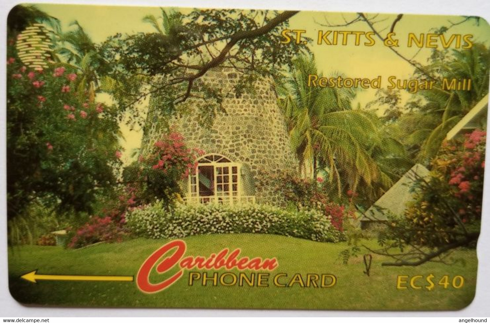 St. Kitts And Nevis Cable And Wireless 77CSKB EC$40 " Restored Sugar Mill 2 " - Saint Kitts & Nevis