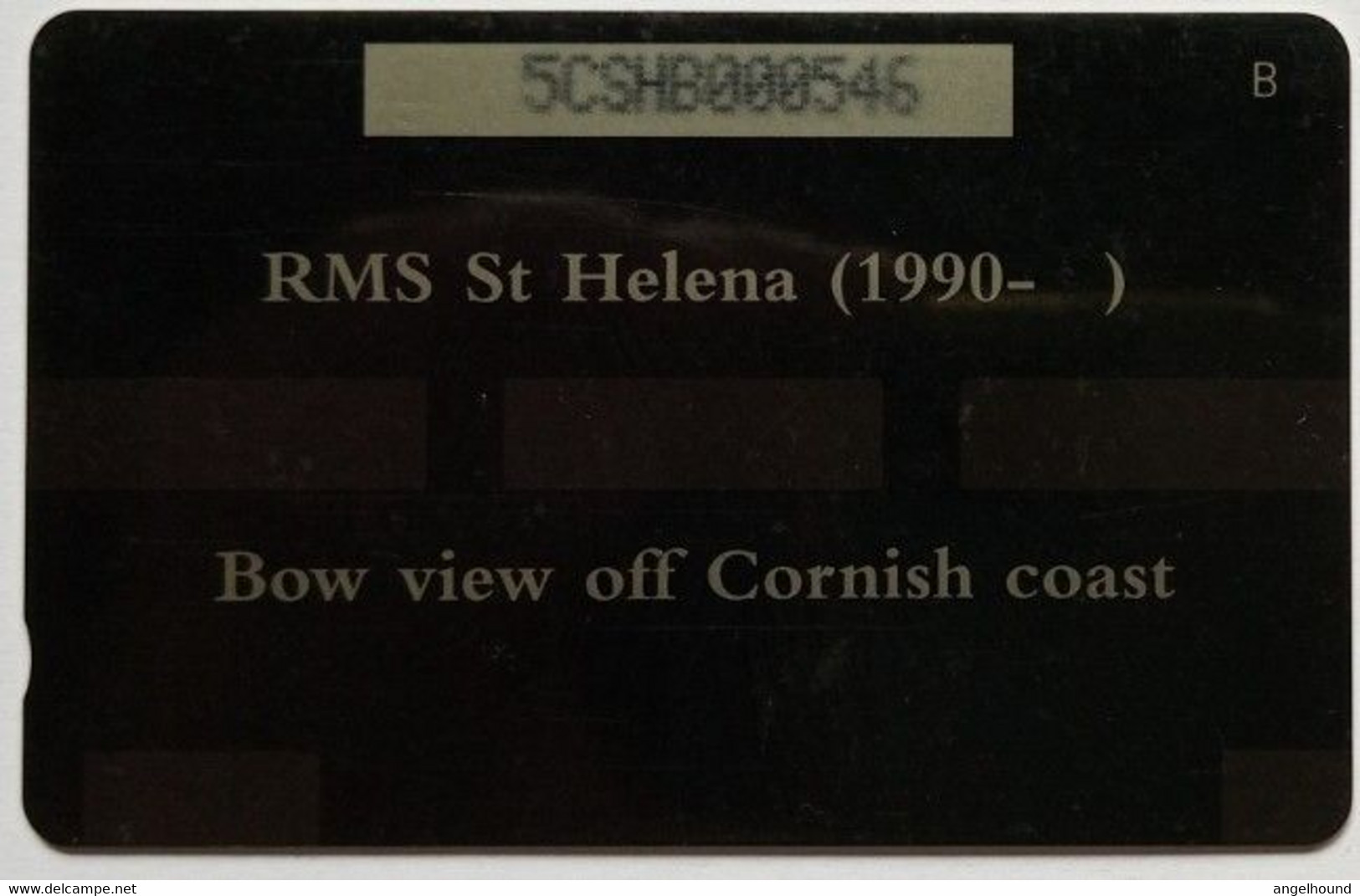 St. Helena Cable And Wireless £10 " RMS St Helena (1990 ) " - Isla Santa Helena