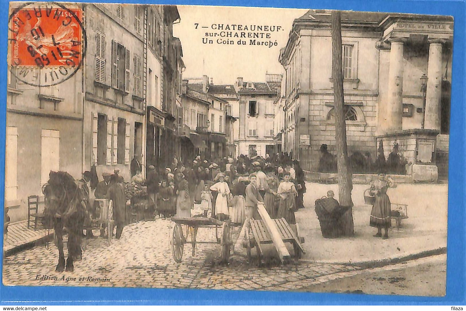 16 - Charente - Chateauneuf Sur Charente - Un Coin Du Marche (N8284) - Chateauneuf Sur Charente