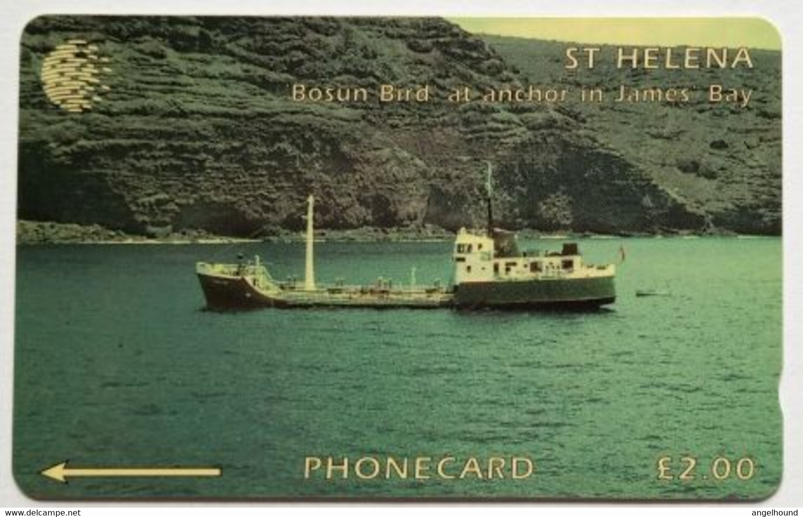 St Helena Cable And Wireless £2.00 5CSHD "Bosum Bird " - Isola Sant'Elena