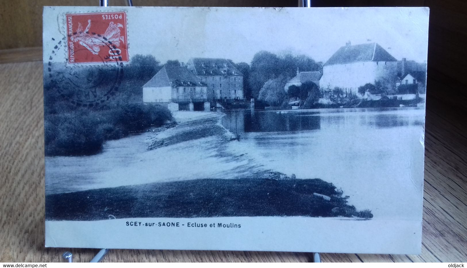 CPA -  SCEY-sur-SAÔNE  - écluse Et Moulins  (1911). (S25-22) - Scey-sur-Saône-et-Saint-Albin