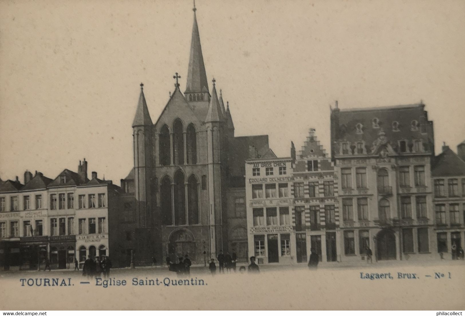 Tournai // Eglise Saint Quentin Ca 1900 - Tournai