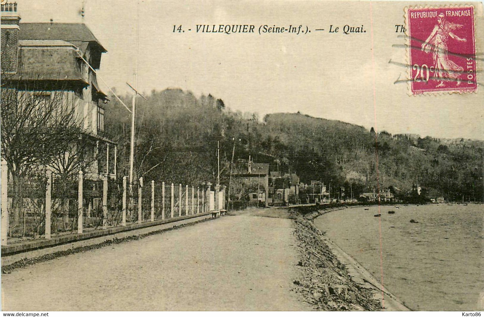 Villequier * Vue Sur Le Quai * Villa - Villequier