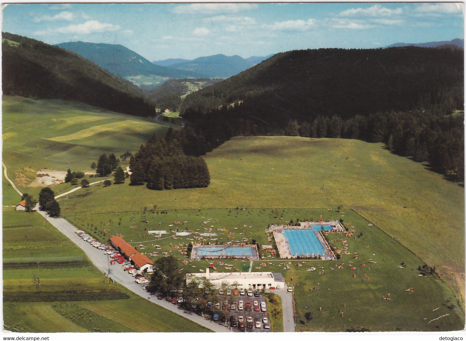 TRAMELAN - SVIZZERA - SCHWEIZ - SUISSE - SWITZERLAND - LA PISCINE - VIAGG. -83572- - Tramelan