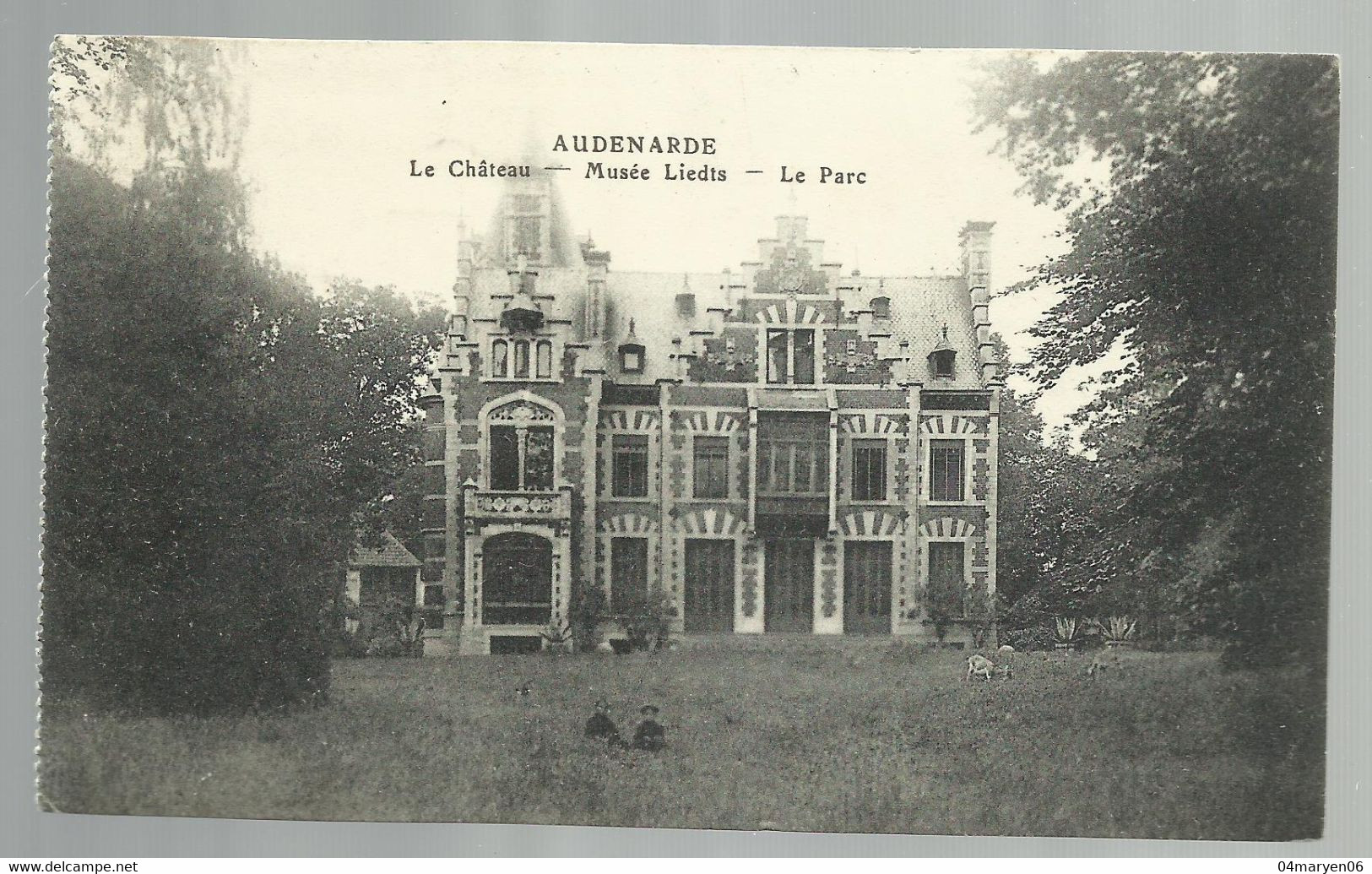 ***  AUDENARDE  ***  -  Le Château / Musée Liedts / Le Parc  -   Zie / Voir Scan - Oudenaarde