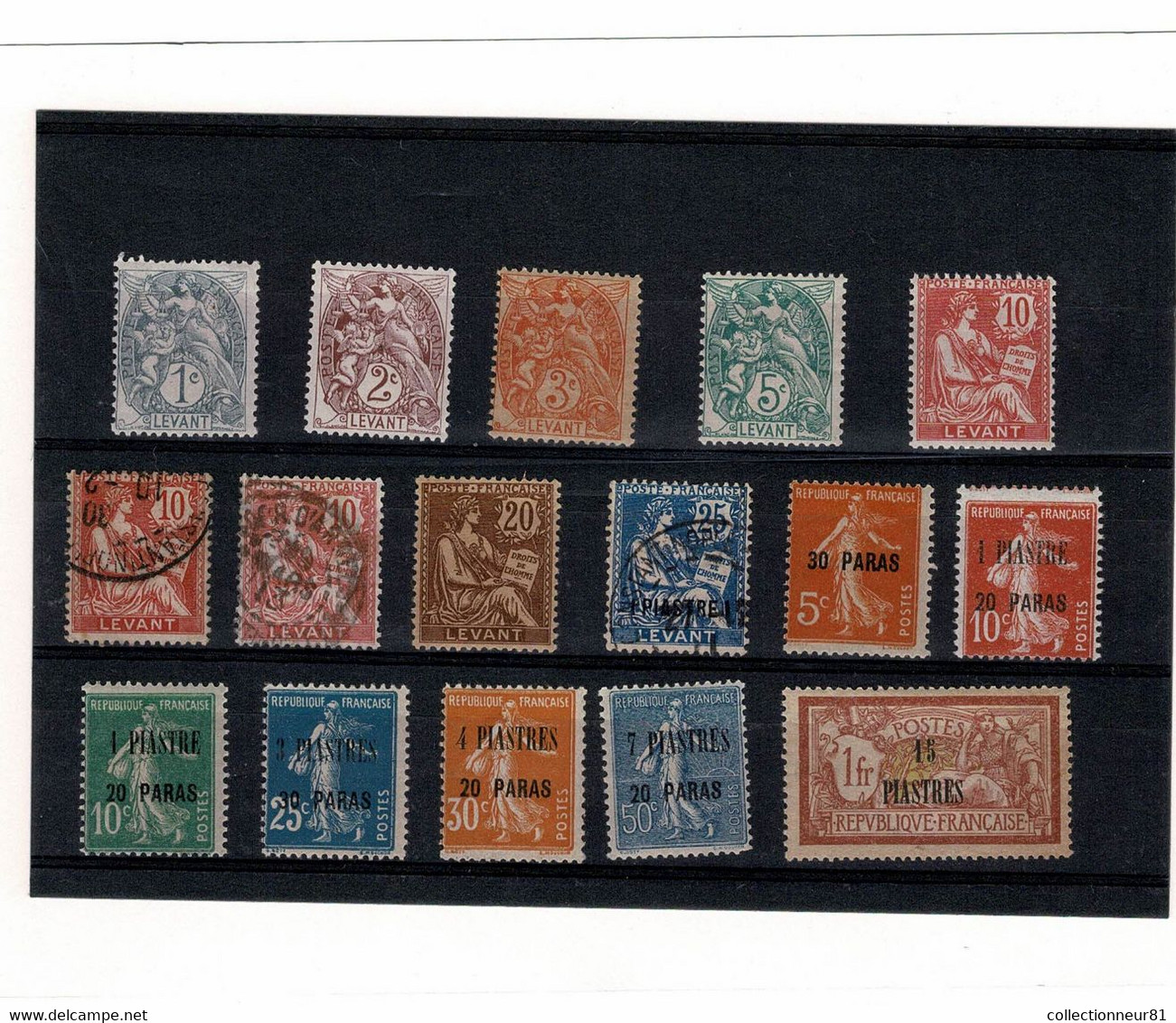 LEVANT 16 Timbres * 2 Oblitérés Cote Yvert 30€ - Unused Stamps