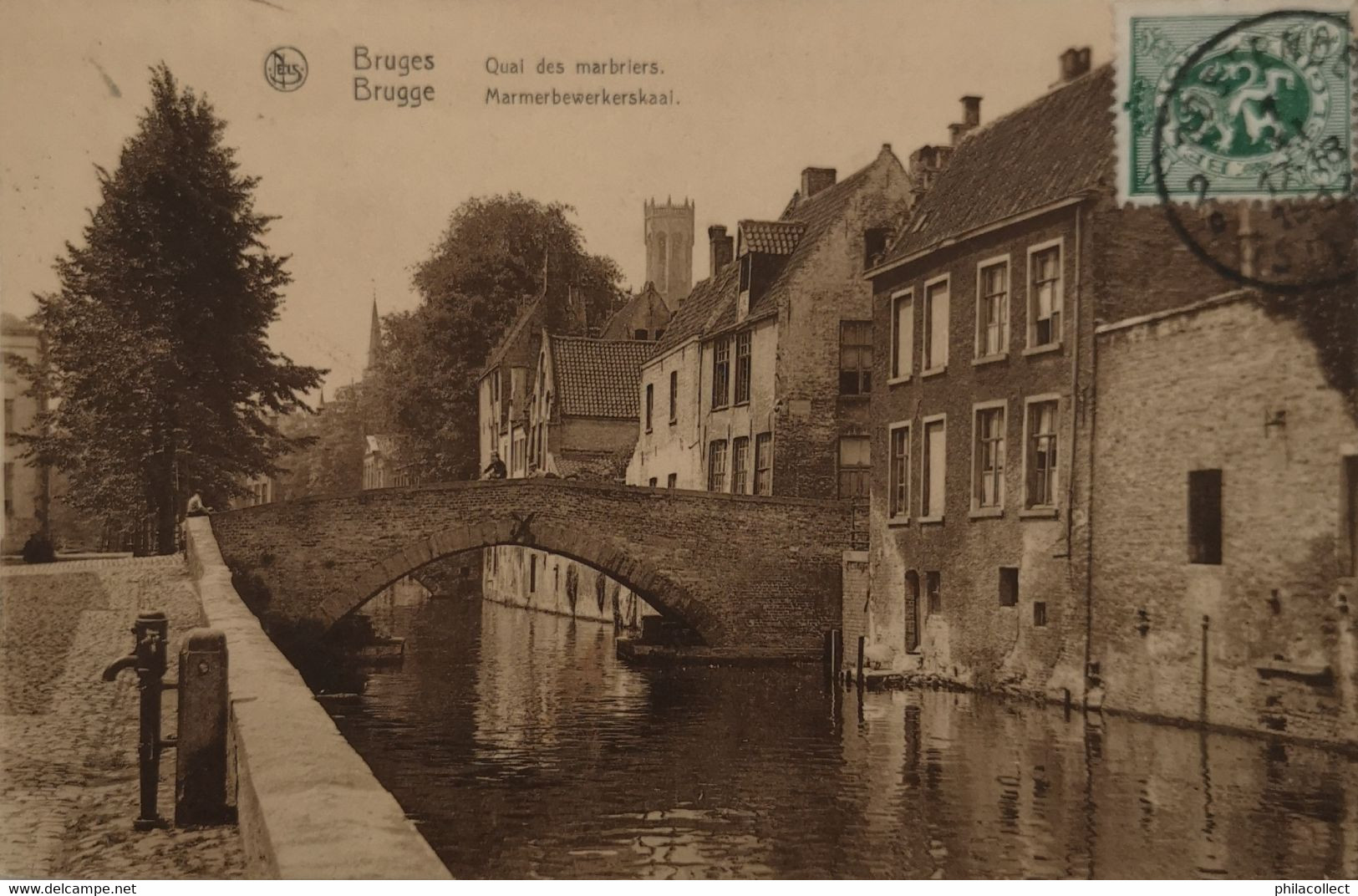 Brugge - Bruges  // Quai Des Marbriers (Waterpomp) 1932 - Brugge