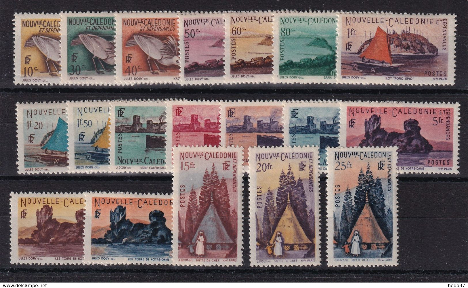 Nouvelle Calédonie N°259/277 - Neuf ** Sans Charnière - TB - Unused Stamps