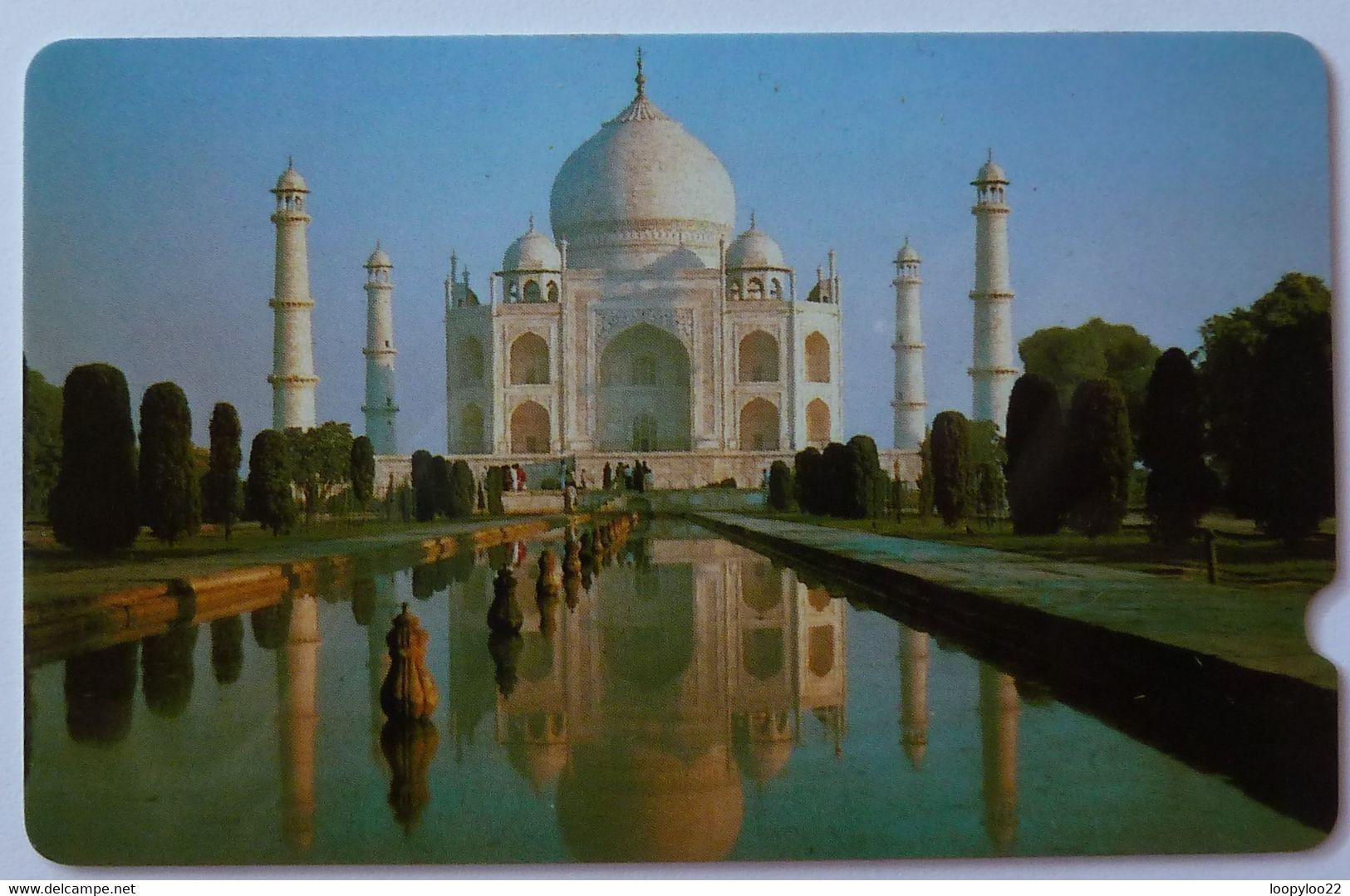 INDIA - GPT Specimen - Taj Mahal - Plessey - Black Reverse - India