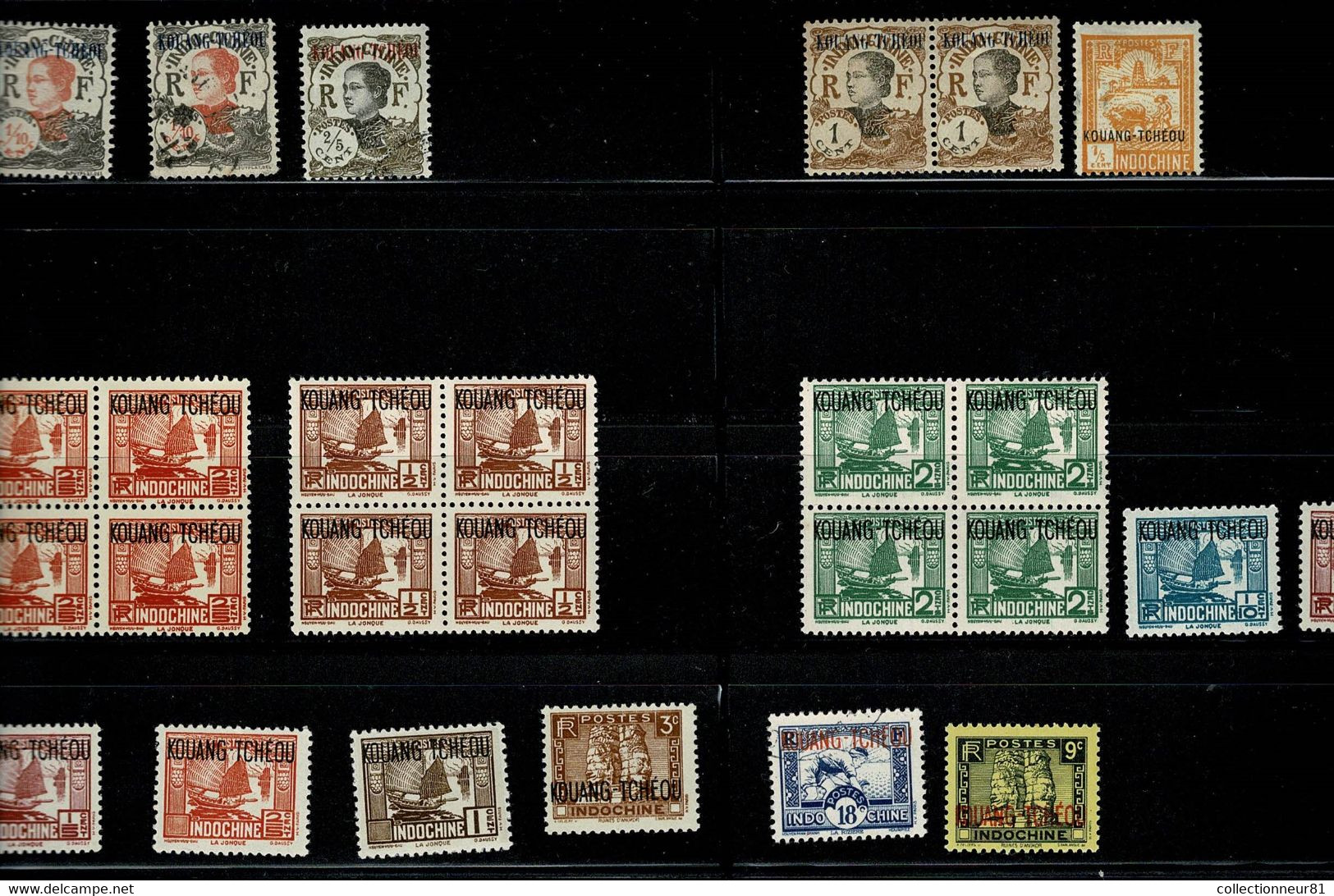 KOUANG-TCHEOU Lot De Timbres ** Cote Yvert + 20€ - Unused Stamps