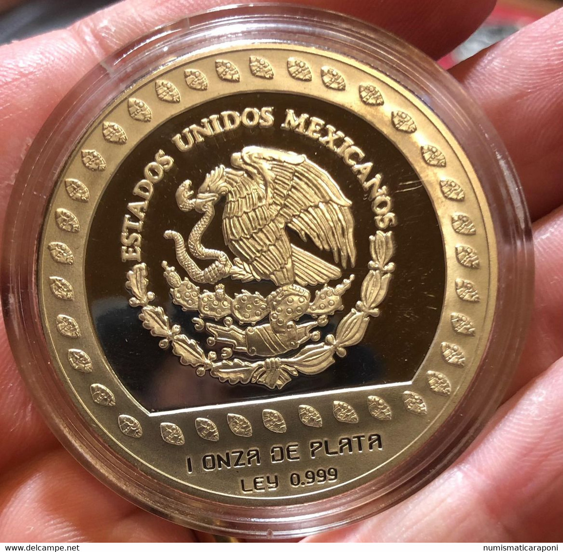 Messico MEXICO 100 $ 1992 Guerriero Aquila GUERRERO AGUILA KM#556  Proof Mintage  Only 4000 E.036 - Mexico