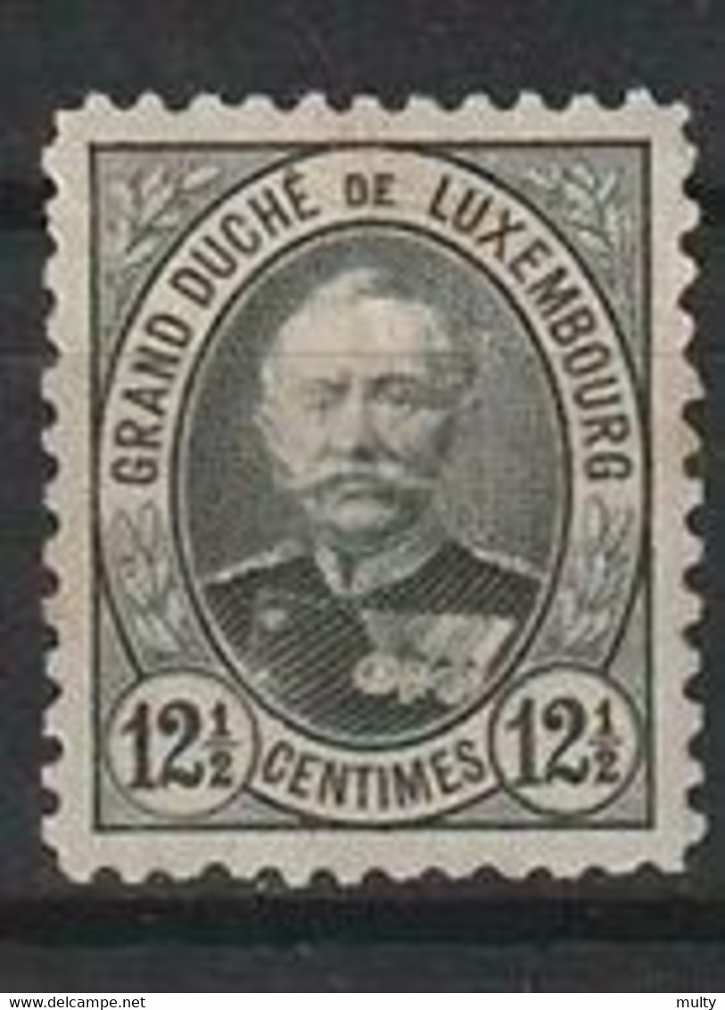 Luxemburg Y/T 60 (*) MH - 1891 Adolphe Frontansicht