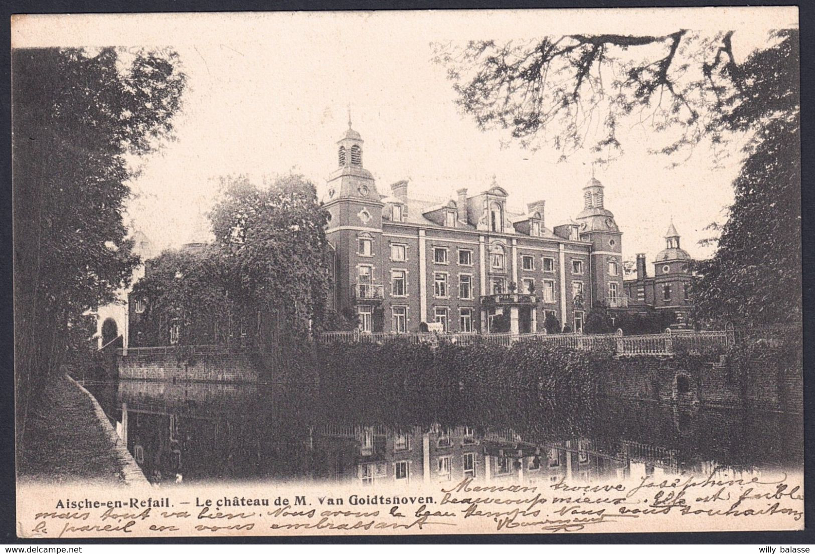 +++ CPA - AISCHE EN REFAIL - Château De M. Van Goidtshoven  // - Eghezee