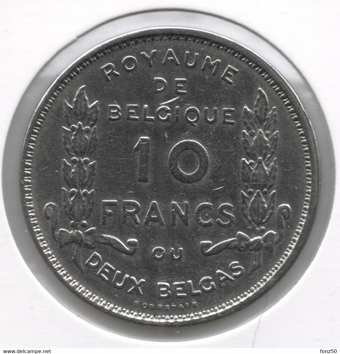 ALBERT I * 10 Frank / 2 Belga 1930 Frans  Pos A * Z.Fraai / Prachtig  * Nr 8651 - 10 Frank & 2 Belgas