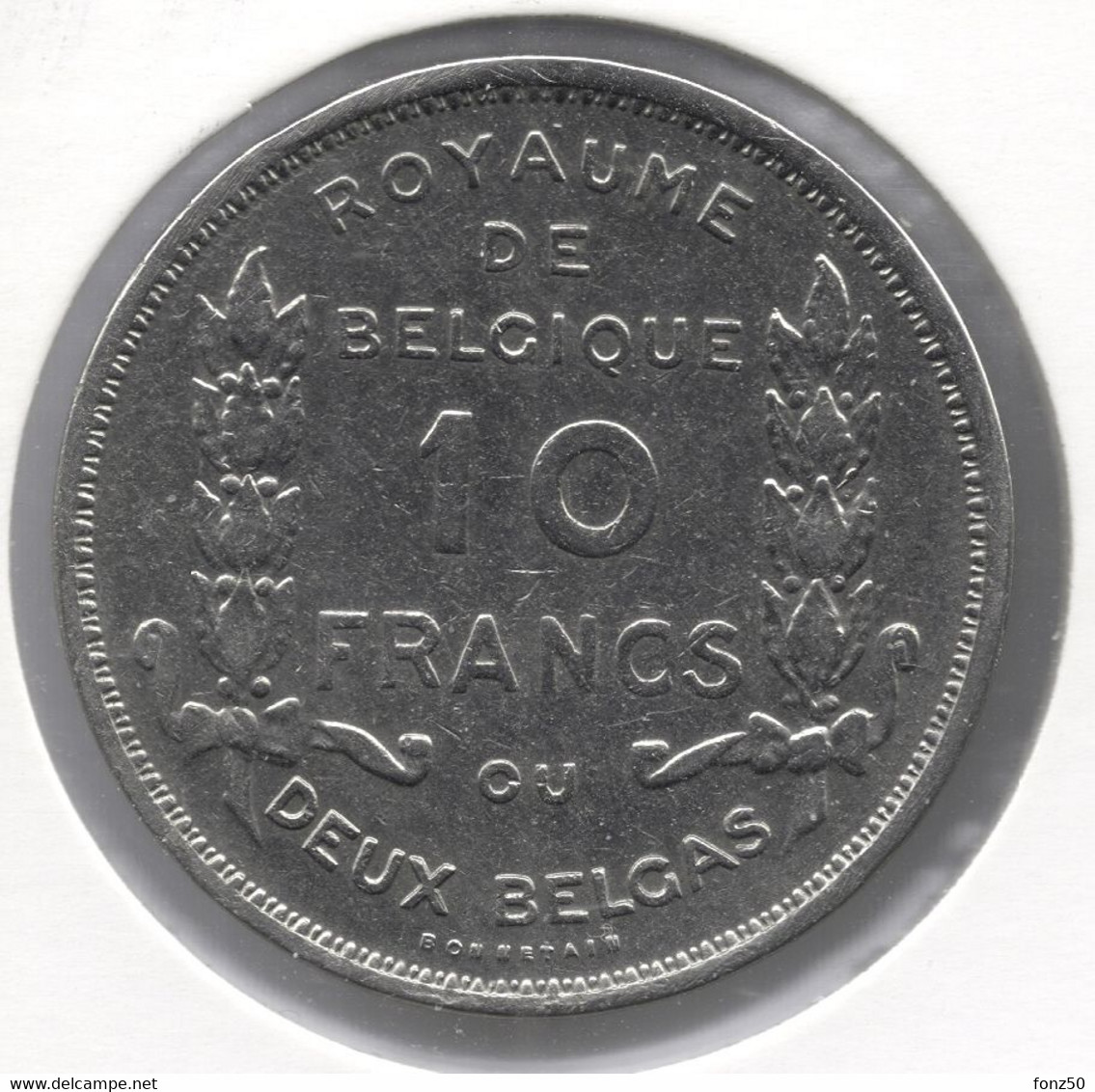 ALBERT I * 10 Frank / 2 Belga 1930 Frans  Pos A * Z.Fraai / Prachtig  * Nr 8935 - 10 Francs & 2 Belgas